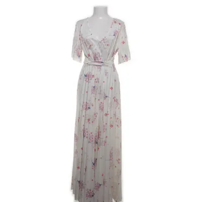 Långklänning (Vit, Flerfärgad) från Indiska