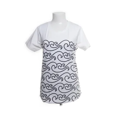 T-shirt (Hvid, Blå) fra Bo Bendixen