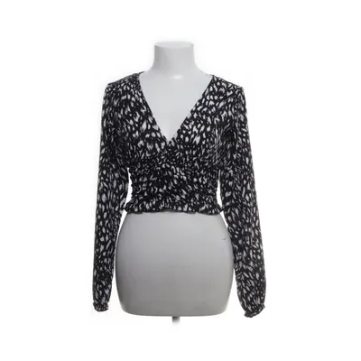 Crop top (Black, White) from Seven Sisters Elastane, Polyester