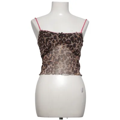 Crop top (Marron, Noir) de Urban Outfitters