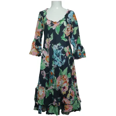 Dress (Blue, Multicolored) from Oneseason Cotton