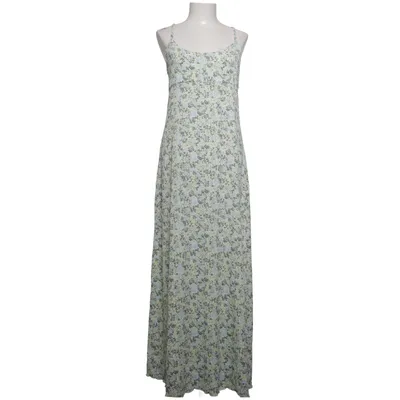 Maxikjole (Gul, Blå, Grøn) fra Bubbleroom Elastan, Genanvendt polyester