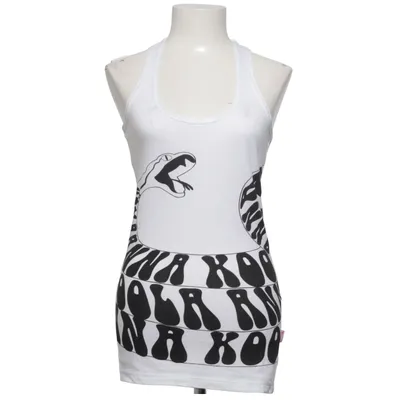Tank Top (White, Black) from Koola Anna Cotton
