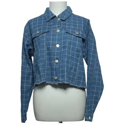 Denimjakke (Blå, Hvid) fra Gilli Bomuld