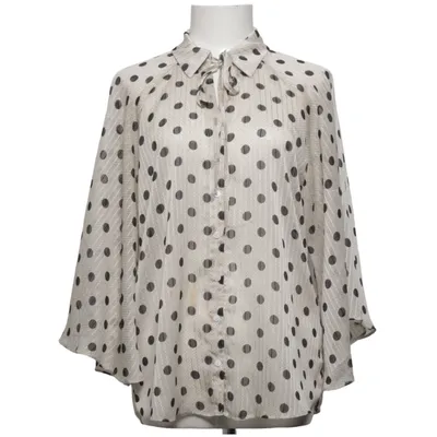 Blouse (Beige, Zwart) van Summum Woman