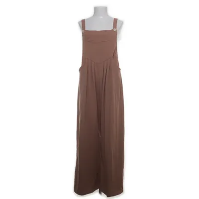 Hängselbyxor (Brun) från Halara Elastan, Polyester