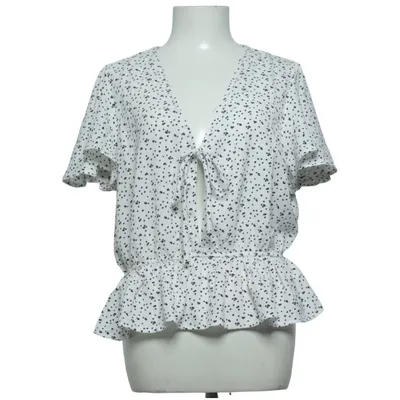 Top (Remy Tie Front Frill Top) from XLE Polyester