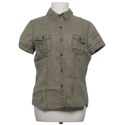 Kortærmet skjorte (Grå) fra Eddie Bauer Linned
