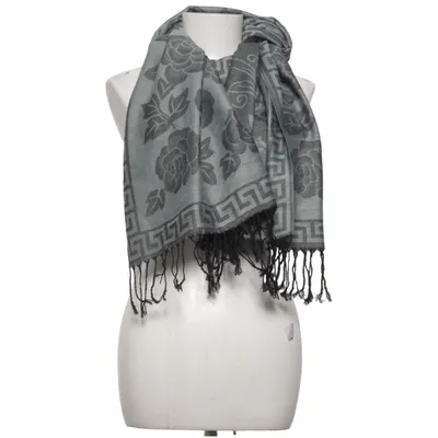 Halsduk (Grå, Svart) från Pashmina Kashmir