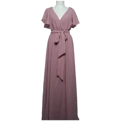 Långklänning (Rosa) från Goddiva Återvunnen polyester
