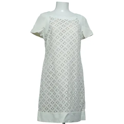Robe (Blanc, Beige) de Jessica Howard Coton, Lin, Polyamide, Polyester, Viscose