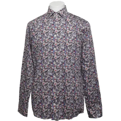 Shirt (Blauw, Meerkleurig) van Eton Katoen