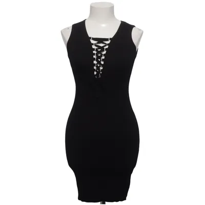 Robe (Noir) de Lely Wood Polyester, Viscose