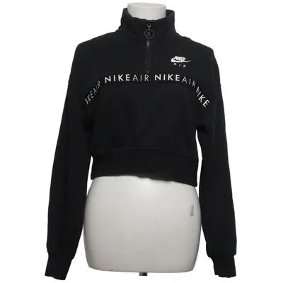 Fleecetröja (Svart, Vit) från Nike Air Bomull, Polyester, Viskos