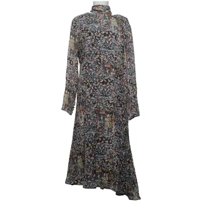 Robe (Bleu, Multicolore) de H&M Conscious Collection Soie, Polyester