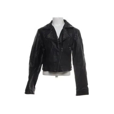 Bikerjack (Zwart) van Out Wear by Lindex Polyurethaan, Polyester