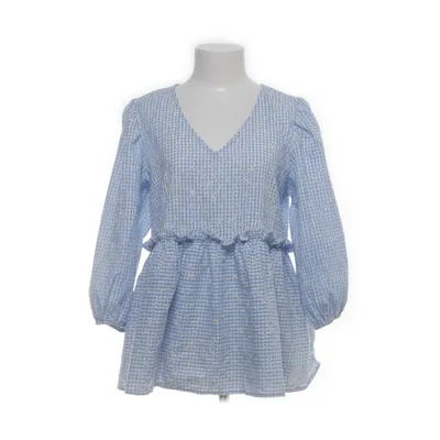 Jurk (Blauw, Wit, Meerkleurig) van Moves Katoen, Polyester, Viscose