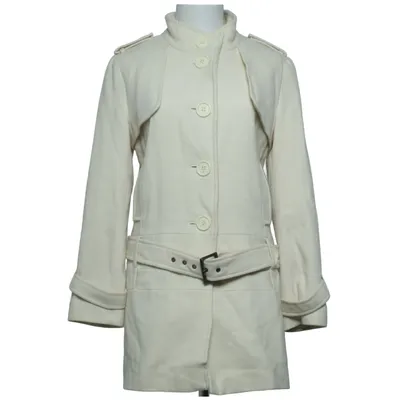 Coat (Beige) from Oasis Acetate, Polyester, Wool