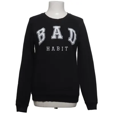 Sweatshirt (Sort) fra Zoe Karssen Bomuld, Læder, Polyester