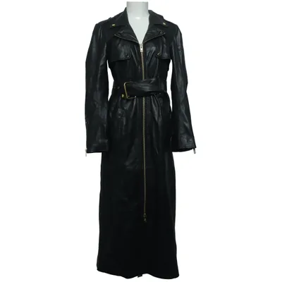 Leather coat (Eligio Coat) from Fine Copenhagen Leather, Polyester