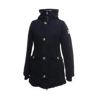 Down jacket (Blue, Beige) from Svea Cotton, Nylon, Down