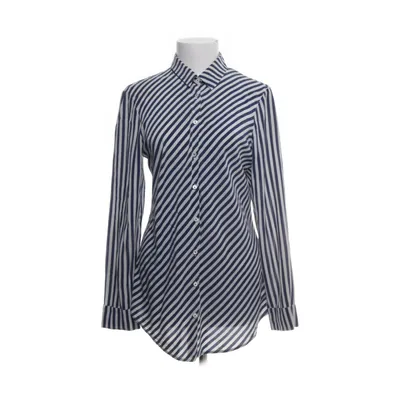 Shirt (Blue, White) from Van Laack Elastane, Silk