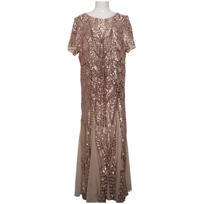 Evening gown (Beige) from RM Collection Elastane, Polyester