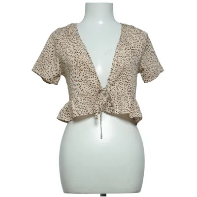 Top (Beige, Brown) from Thanne Polyester