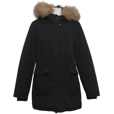 Manteau d'hiver (Noir) de Attentif Coton, Polyester