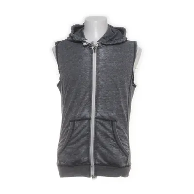 Sweat à manches courtes (Gris) de Solid Coton, Polyester