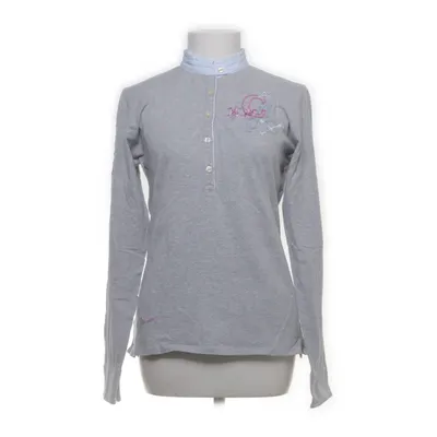 T-shirt manches longues (Gris, Bleu) de La Martina Coton, Élasthane
