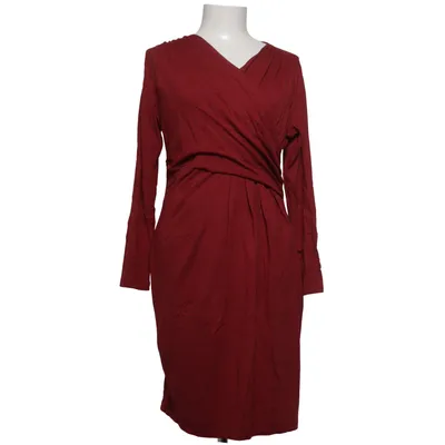 Robe portefeuille (Rouge) de René Lezard Acétate, Élasthane, Polyester, Soie, Laine