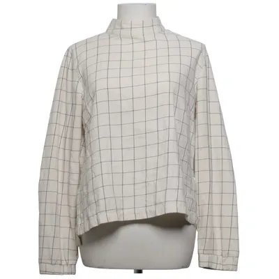 Blus (Beige, Svart) från Lanius Återvunnen bomull, Återvunnen polyester