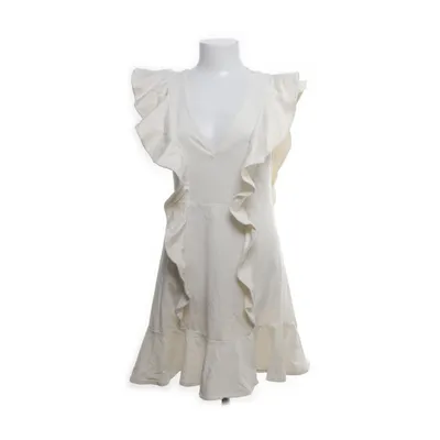 Jurk (Wit) van H&M Katoen, Elastaan, Polyester
