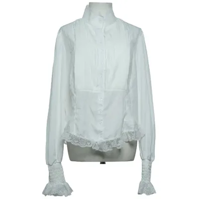 Bluse (Hvid) Elastan, Polyester
