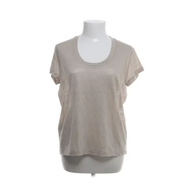 Top (Beige) from Stefanel Linen, Silk