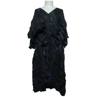 Caftan (Noir, Multicolore) de Henrik Vibskov Cupro, Viscose