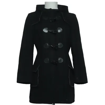 Duffle coat (Noir) de Petroff Polyester, Viscose, Laine