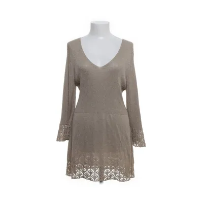 Klänning (Beige, Silverfärgad) från Simple Wish