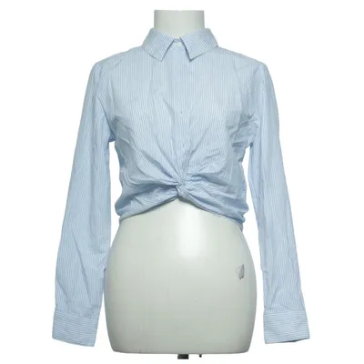 Chemise (Bleu, Blanc) de Stradivarius Coton