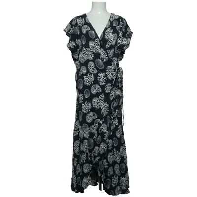 Wikkeljurk (Zwart, Wit) van H&M Polyamide, Viscose