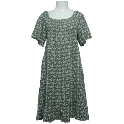 Jurk (Groen, Wit) van Sorbet Katoen