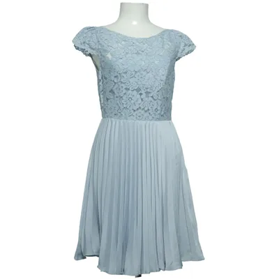 Cocktailjurk (Blauw) van H&M Party Polyester, Katoen, Polyamide, Viscose