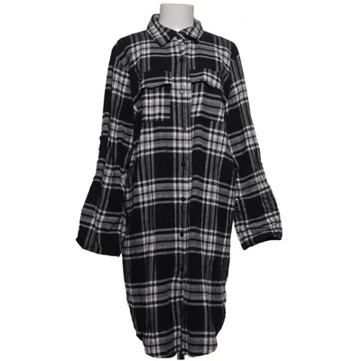 Shirt dress (Black, White) from Mix By Cotton