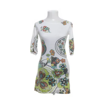 Dress (White, Multicolored) from Zara x the Rolling Stones Cotton, Polyester