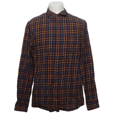 Flanellskjorta (Blå, Orange, Svart) från Topman Bomull