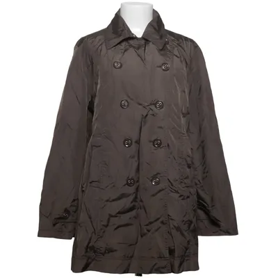 Trench coat (Gray) from Cassani Cotton, Polyamide, Polyester