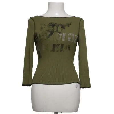 Langærmet t-shirt (Grøn) fra Urban Outfitters Elastan, Polyester, Viscose