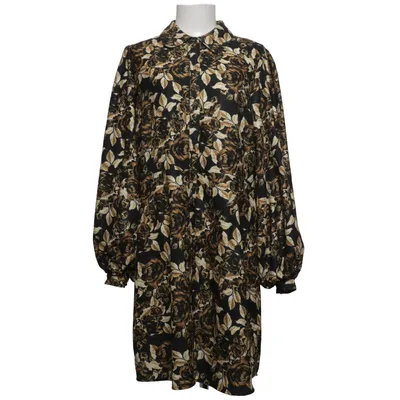 Skjortklänning (Svart, Brun) från Joelle Polyester