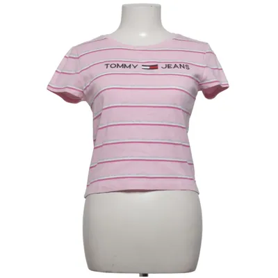 T-shirt (Rosa, Flerfärgad) från Tommy Hilfiger Jeans Bomull, Elastan